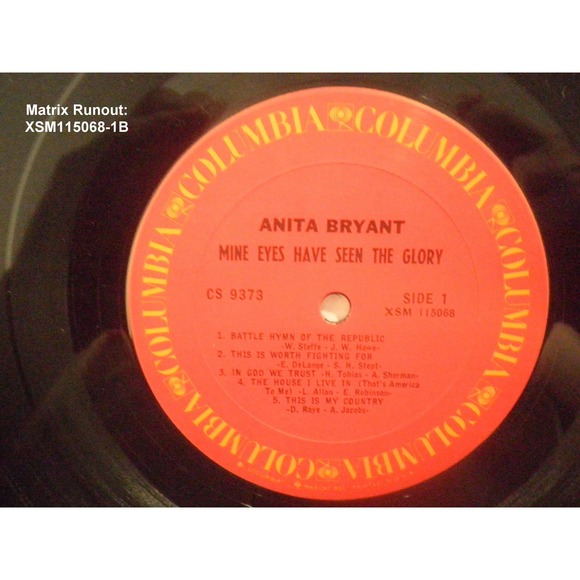 Rare Early 70's Reissue: Anita Bryant – Mine Eyes Have Seen The Glory - Picture 3 of 5